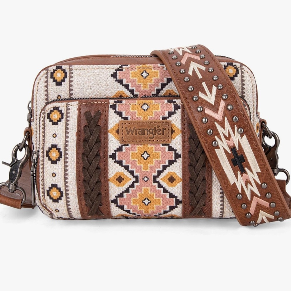 Wrangler Brown and Tan Women Bag